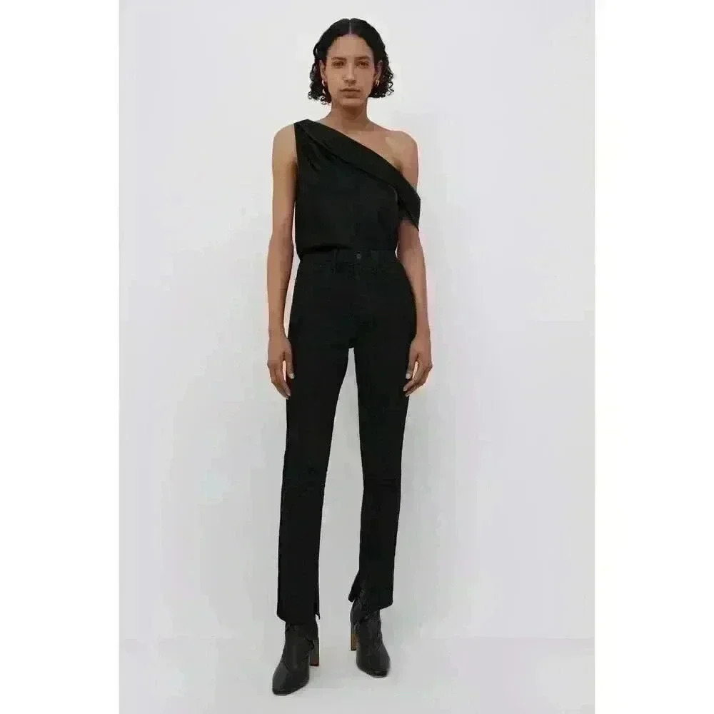 NEW NWT Jonathan Simkhai Rae Skinny Black, Size 25 Retails $345